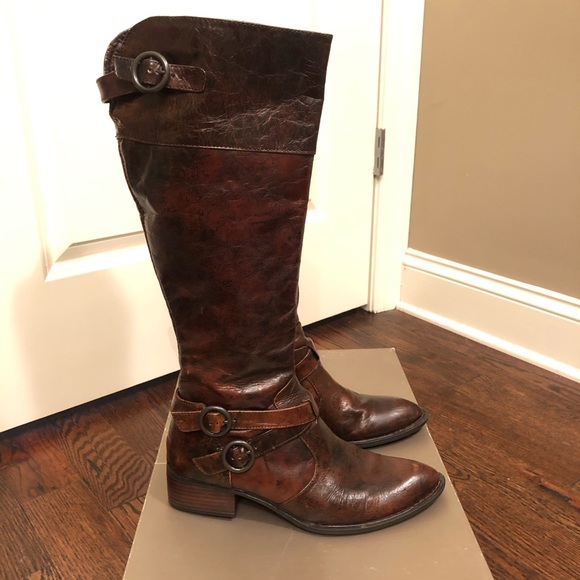 Born Lira Brushed Tan Boots - Picture 6 of 7